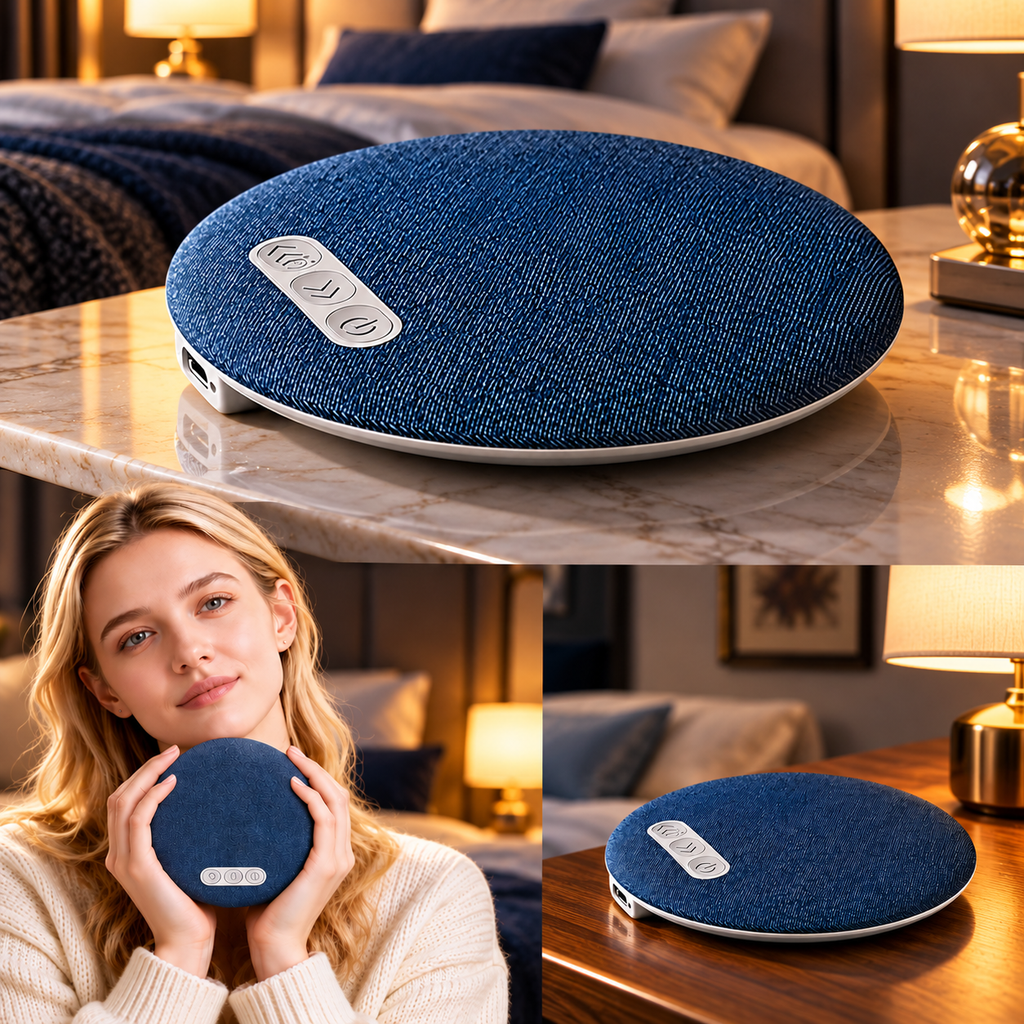 Ultra-Thin Bluetooth Pillow Speaker for Sleeping & Meditation