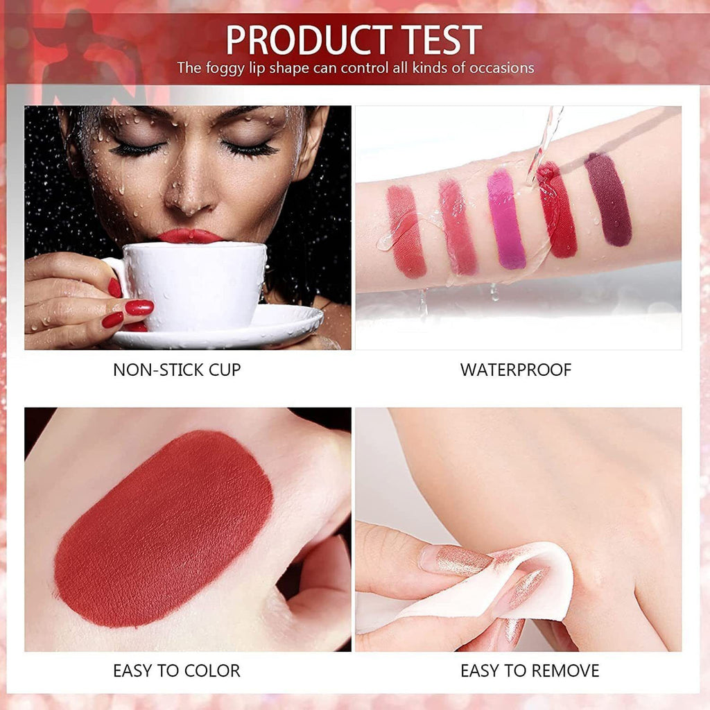 Superstay Unique Color (Pack of 12) Long 5ML Different Liquid Matte Nude Beauty Color Lipstick