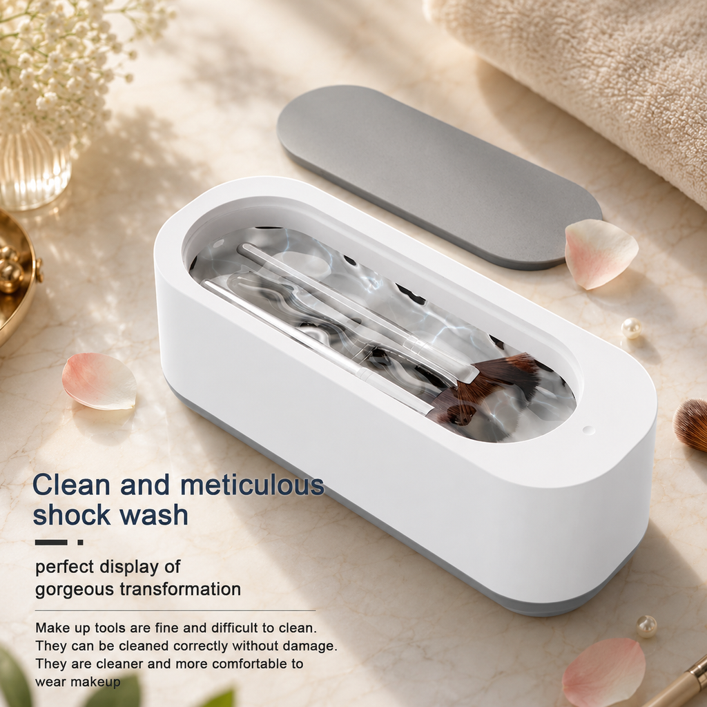 Portable Ultrasonic Jewellery & Glasses Cleaner – Deep Clean in Minutes