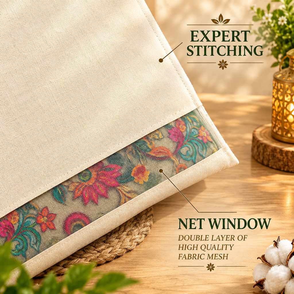 Cotton Saree Cover Bags – Clothes Storage & Wardrobe Organizer (Pack of 12)