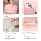 Travel Portable Mini Juice Blender – Compact USB Rechargeable Blender