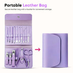 Manicure Set Nail Clipper Kit - 16 Pieces Stainless Steel Manicure Kit - Nail Care Tools for Hand & Feet - Nail Clippers Pedicure Professional Grooming Kits for Facial Care, Hand Care, Foot Care (Assorted Color)