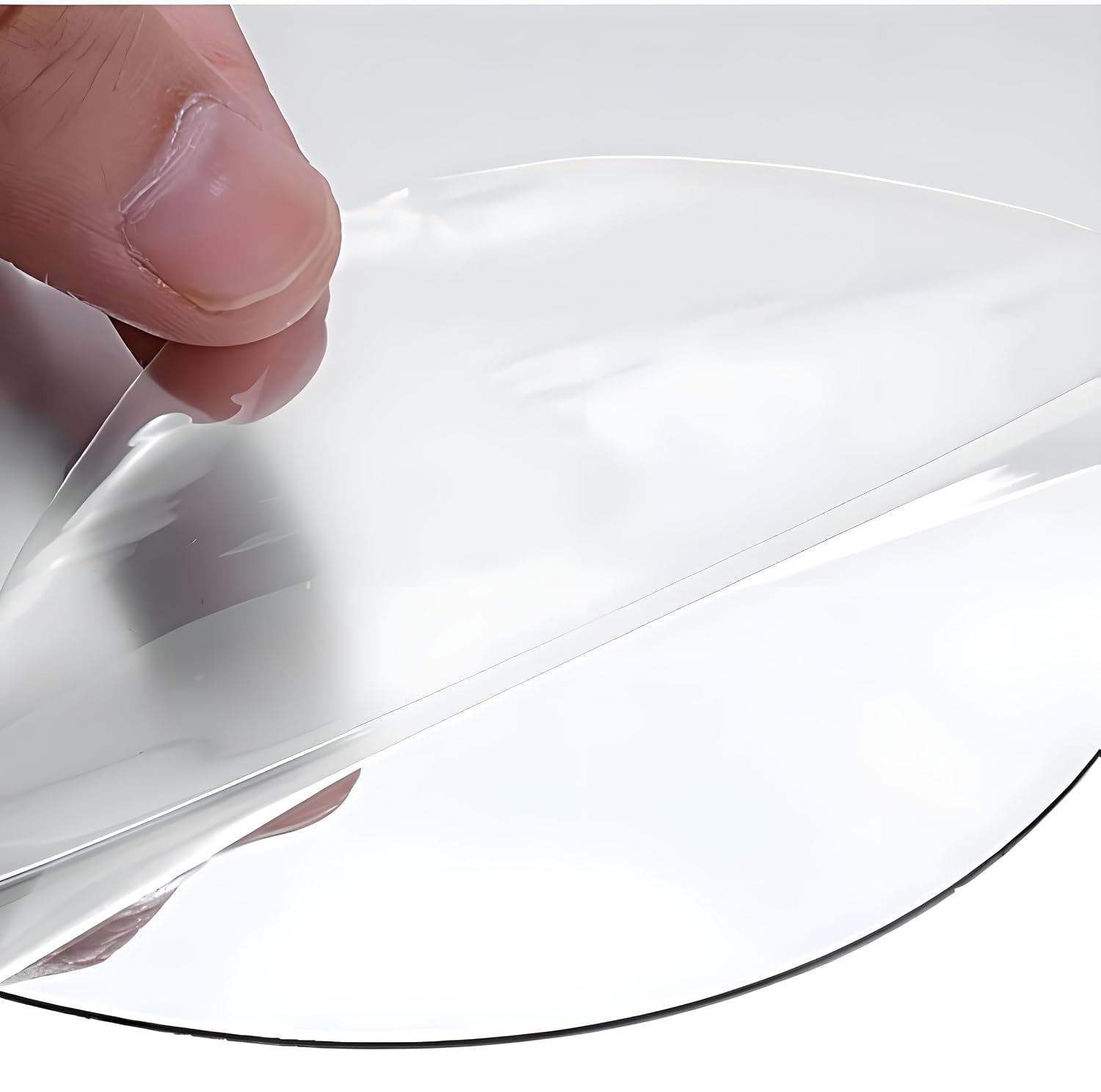 Unbreakable Oval Shape Adhesive Mirror Sticker – Acrylic Wall Mirror for Bedroom, Bathroom & Living Room