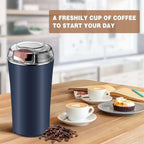 Multi-Functional Electric Grinder | Stainless Steel Herbs, Spices, Nuts & Grain Grinder | Portable Coffee Bean & Seasoning Powder Machine for Home & Office-(Pack of 1)