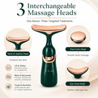 3-in-1 Anti-Aging Facial Massager - Face, Neck & Eye Skin Tightening Wand