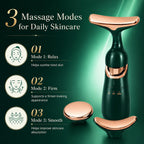 3-in-1 Anti-Aging Facial Massager - Face, Neck & Eye Skin Tightening Wand