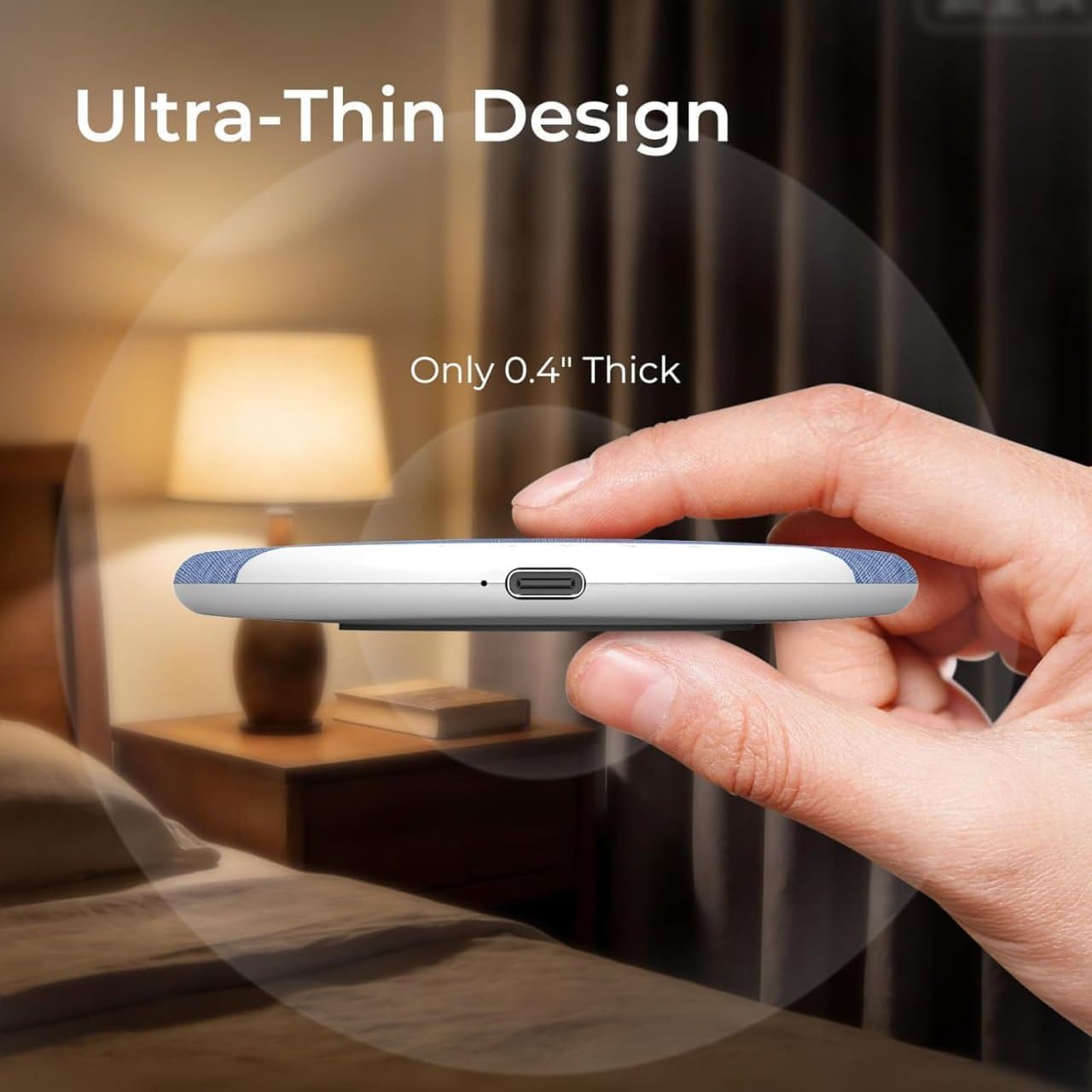 Ultra-Thin Bluetooth Pillow Speaker for Sleeping & Meditation
