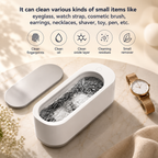 Portable Ultrasonic Jewellery & Glasses Cleaner – Deep Clean in Minutes