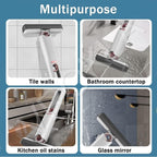 Mini Mop for Kitchen, Floor, Glass, Car & More - 2 Sponges, Self Squeeze, Strong Absorbent, Wet & Dry Use, Multicolour, ABS & Sponge Material, Wet and Dry USE