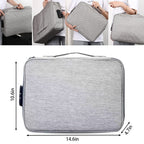 Document Organiser with Lock – Multi-Purpose Travel Passport & File Bag