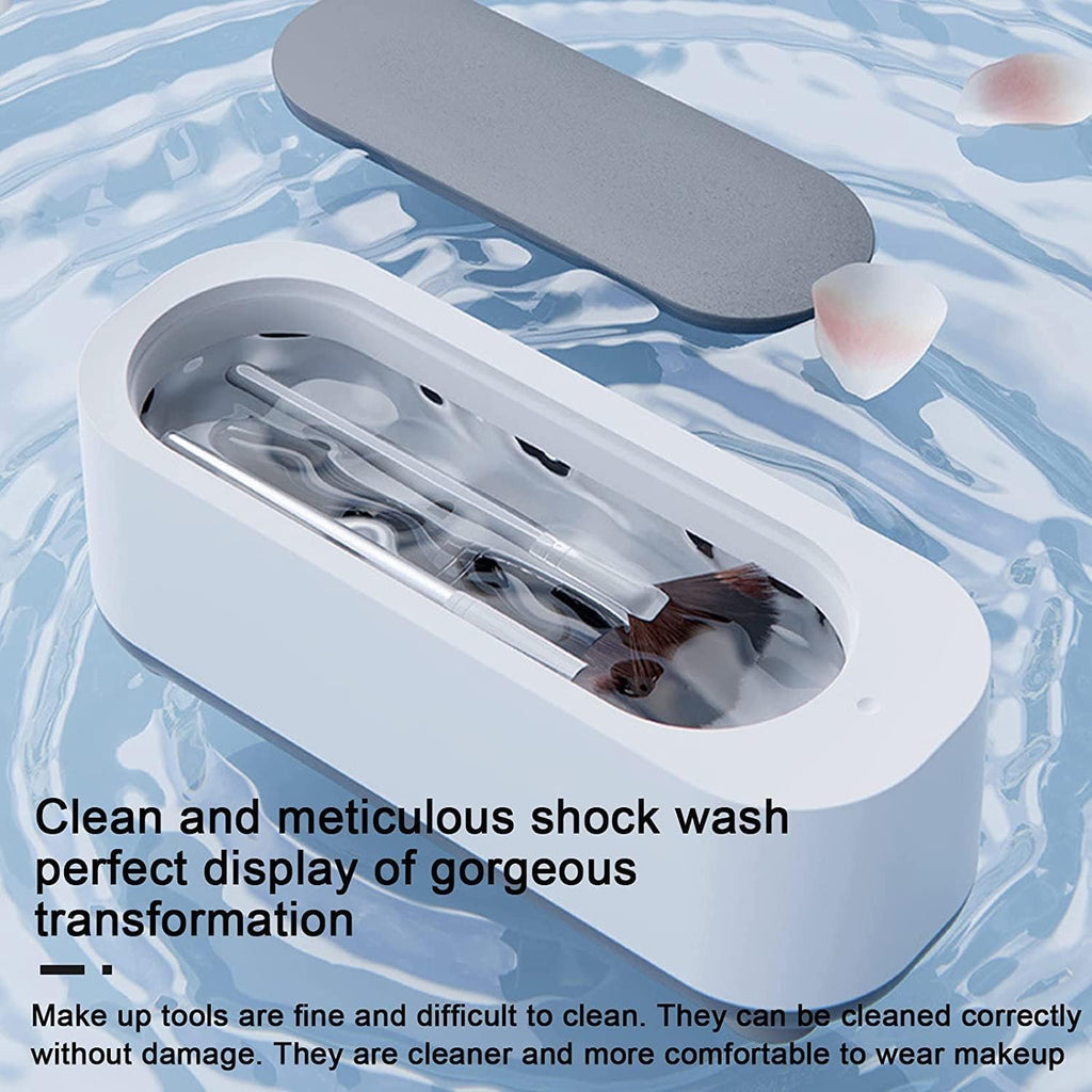 Ultra Sonic Jewellery Cleaner, Ultrasonic Cleaner Machine, Ultrasonic Glasses Cleaner, 360° Professional Low Noise Portable USB Cleaning Machine for Glasses Jewelry (ULTRASONIC)