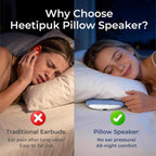 Ultra-Thin Bluetooth Pillow Speaker for Sleeping & Meditation