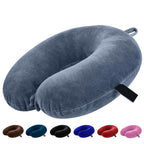 Premium Travel Neck Pillow - Airplane Head Rest Support (Multicolor)