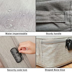 Document Organiser with Lock – Multi-Purpose Travel Passport & File Bag