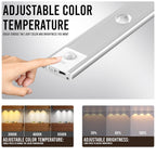 Motion Sensor Cabinet Light – Wireless Rechargeable LED with 3 Color Modes & Stepless