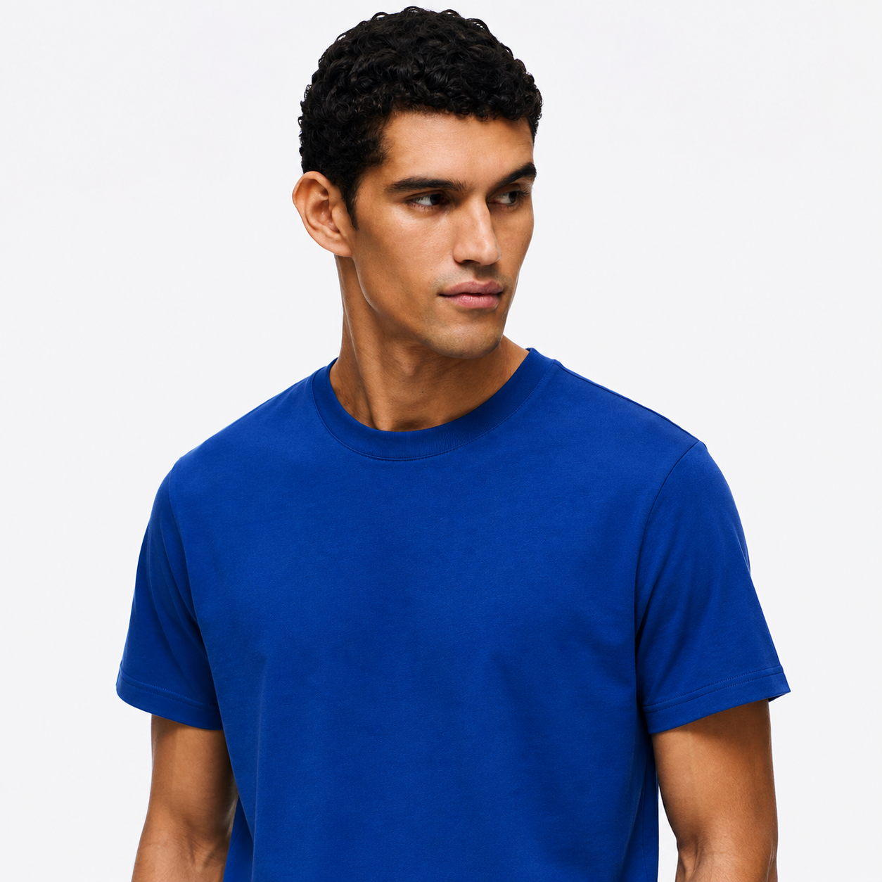 Men's Cotton T-Shirt Multicolor Combo – Pack of 5 (White, Black, Grey, Blue, Red)